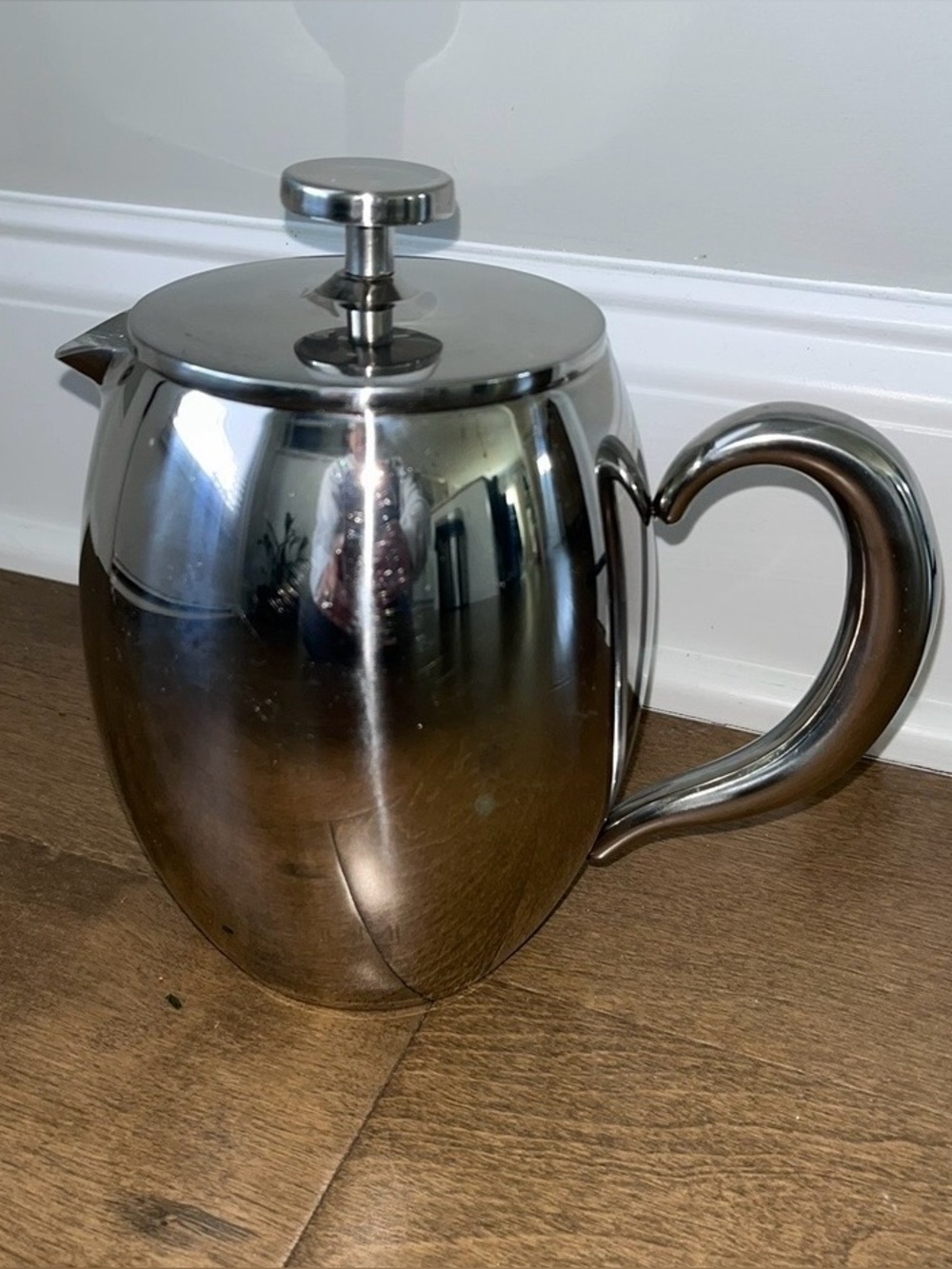 VeoHome French Coffee Press - Double Wall Stainless Steel, Thermal